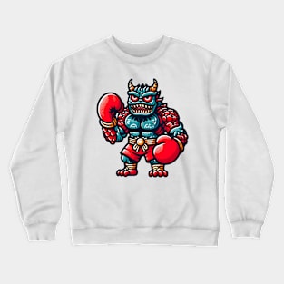 Kickboxing monster Crewneck Sweatshirt